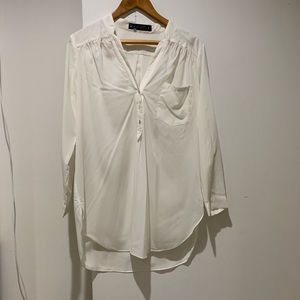 Heartbeeps White 3/4 Sleeve Blouse